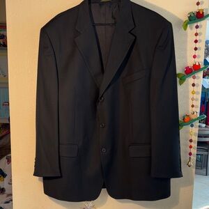 EUC PRINCIPE Made in Italy, classic black blazer men’s 46 regular. 100% Virgin w